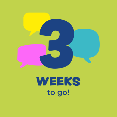 3 Weeks to Go